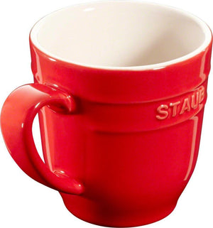 Staub - 11.8 oz Ceramic Mug Cherry Red 350 ml - 40508-565
