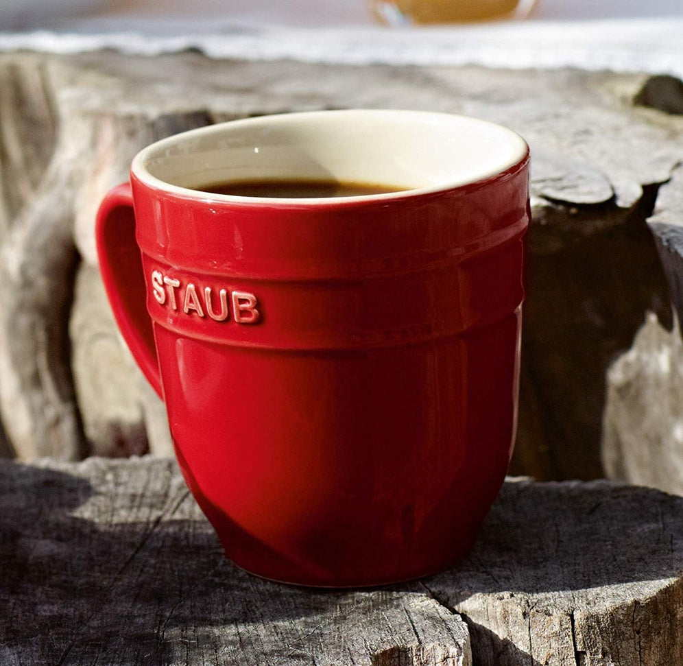 Staub - 11.8 oz Ceramic Mug Cherry Red 350 ml - 40508-565