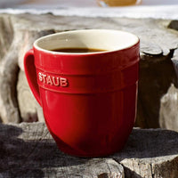 Staub - 11.8 oz Ceramic Mug Cherry Red 350 ml - 40508-565
