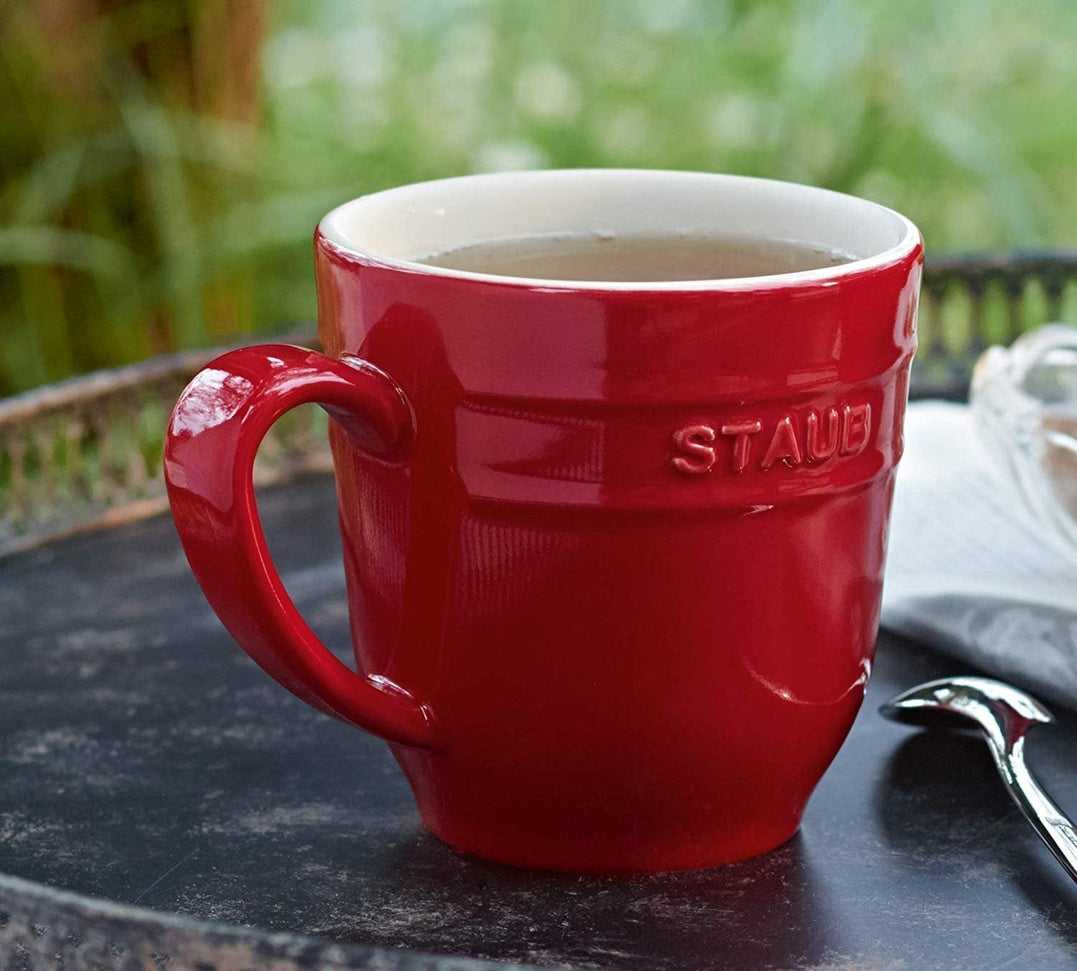Staub - 11.8 oz Ceramic Mug Cherry Red 350 ml - 40508-565