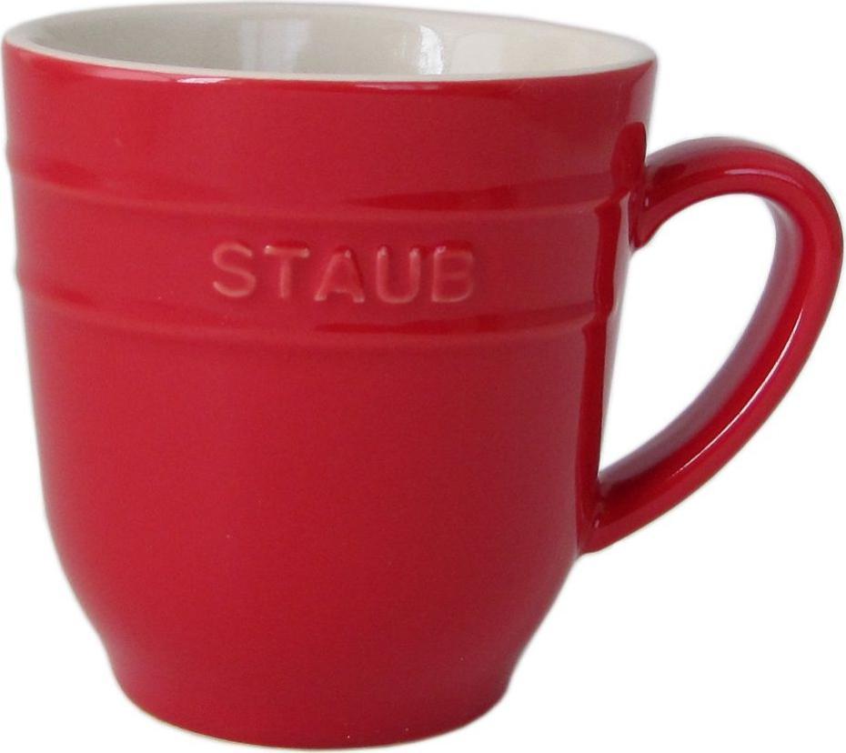 Staub - 11.8 oz Ceramic Mug Cherry Red 350 ml - 40508-565