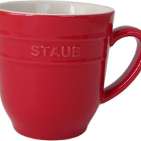 Staub - 11.8 oz Ceramic Mug Cherry Red 350 ml - 40508-565