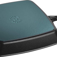 Staub - 12" Cast Iron Square Grill Pan Black (30 cm) - 40501-107