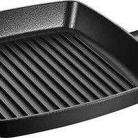 Staub - 12" Cast Iron Square Grill Pan Black (30 cm) - 40501-107