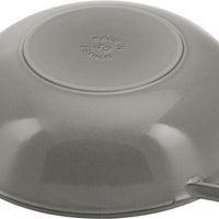 Staub - 12" Cast Iron Wok with Glass Lid Graphite Grey (30 cm) - 40511-462