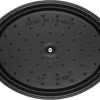 Staub - 12.7 QT Oval Cocotte Black 12L - 40509-509