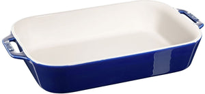 Staub - 13" x 9" Ceramic Rectangular Baking Dish Dark Blue - 40511-149