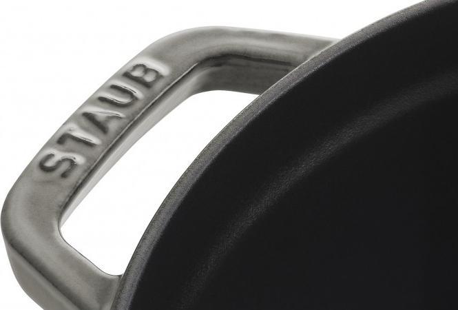 Staub - 13.25 QT Round Cocotte Graphite Grey 12.5L - 40510-308