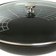 Staub - 14.5" Cast Iron Wok with Glass Lid Black (37 cm) - 40509-398