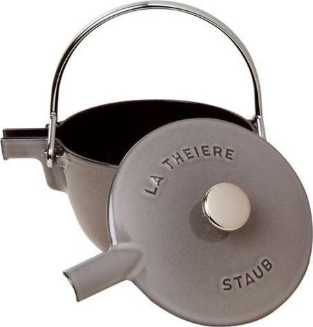 Staub - 1.16 QT Cast Iron Tea Kettle Graphite Grey 1.1L - 40509-420
