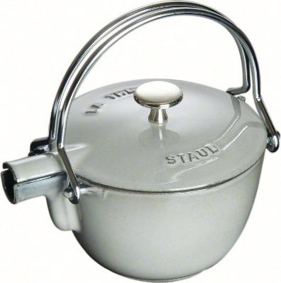 Staub - 1.16 QT Cast Iron Tea Kettle Graphite Grey 1.1L - 40509-420