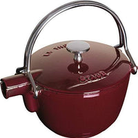 Staub - 1.16 QT Cast Iron Tea Kettle Grenadine 1.1L - 40509-424
