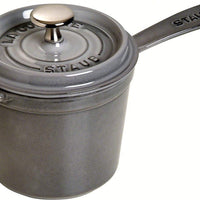 Staub - 1.2 L Cast Iron Sauce Pan Graphite Grey - 40509-706
