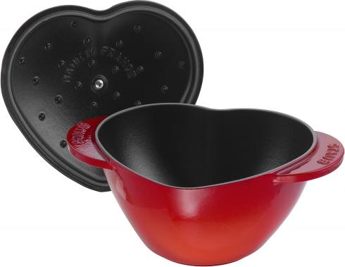 Staub - 1.9 QT Heart Cocotte 1.75L - 40509-798