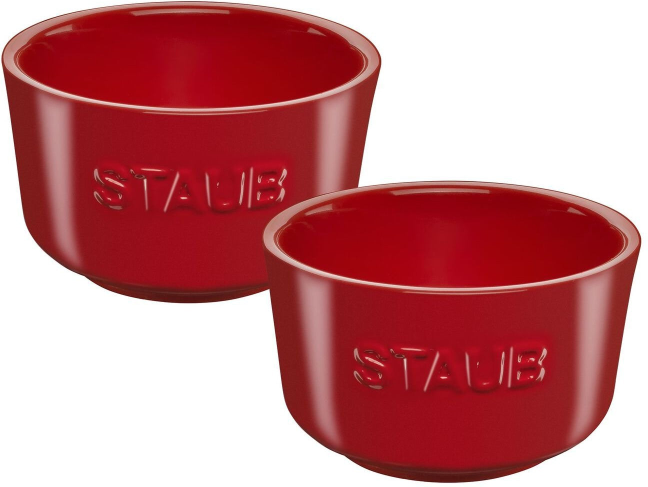 Staub - 2 PC Ceramic Ramekin Set Red - 40508-221