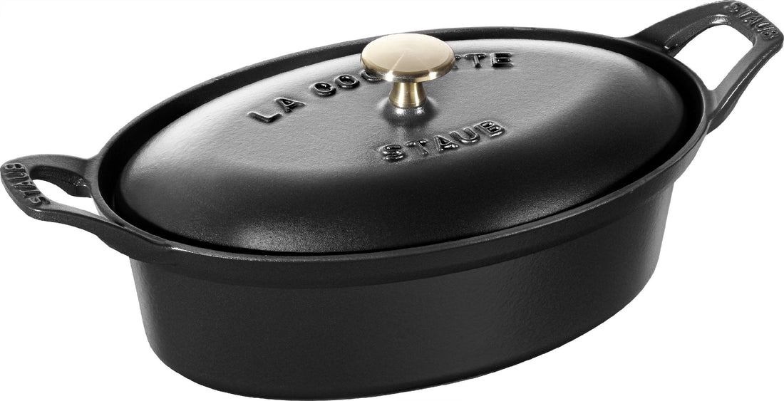 Staub - 2 QT Vintage Oval La Coquette Black 1.9L - 40509-707
