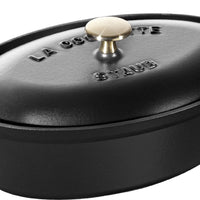 Staub - 2 QT Vintage Oval La Coquette Black 1.9L - 40509-707
