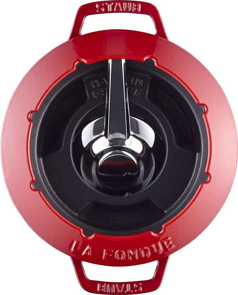 Staub - 2.3 L Fondue Set Cherry Red - 40511-975