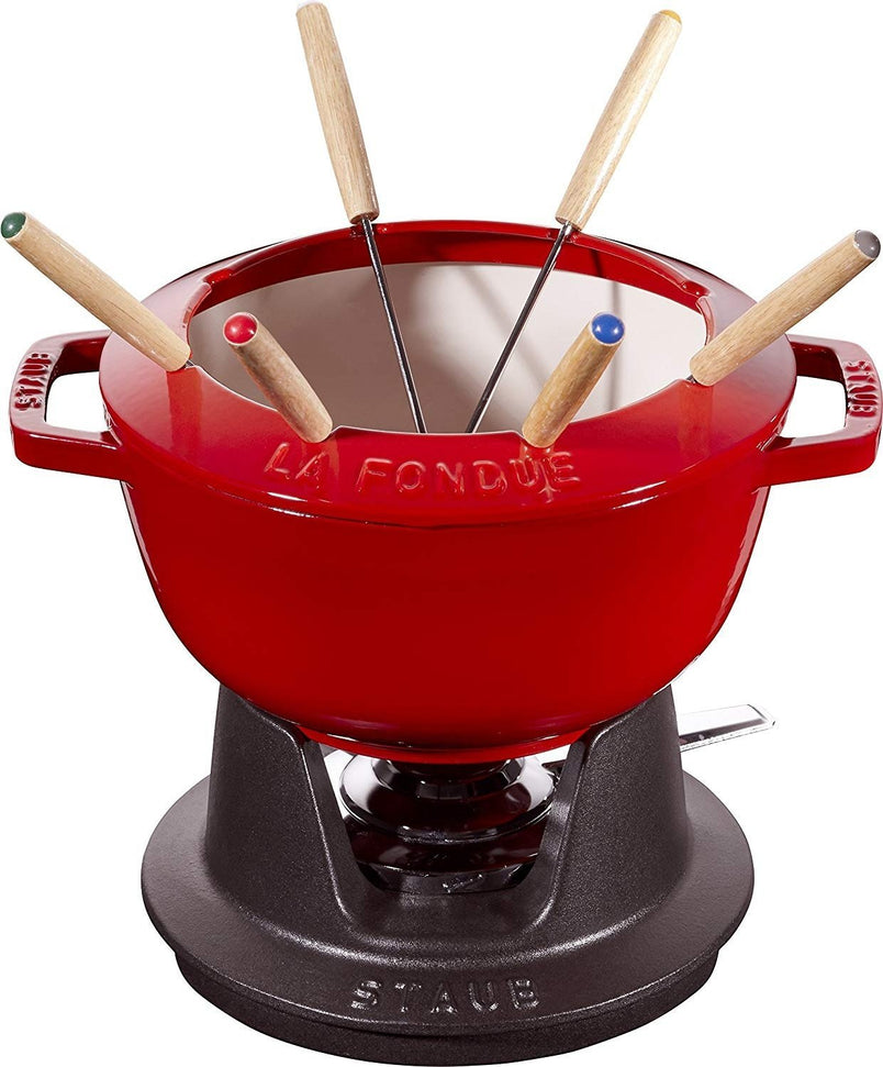 Staub - 2.3 L Fondue Set Cherry Red - 40511-975