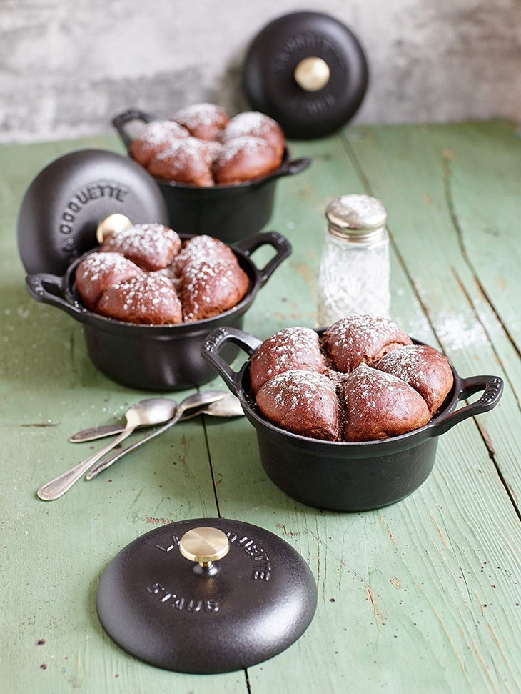 Staub - 2.75 QT Vintage Round La Coquette Black 2.6L - 40508-114