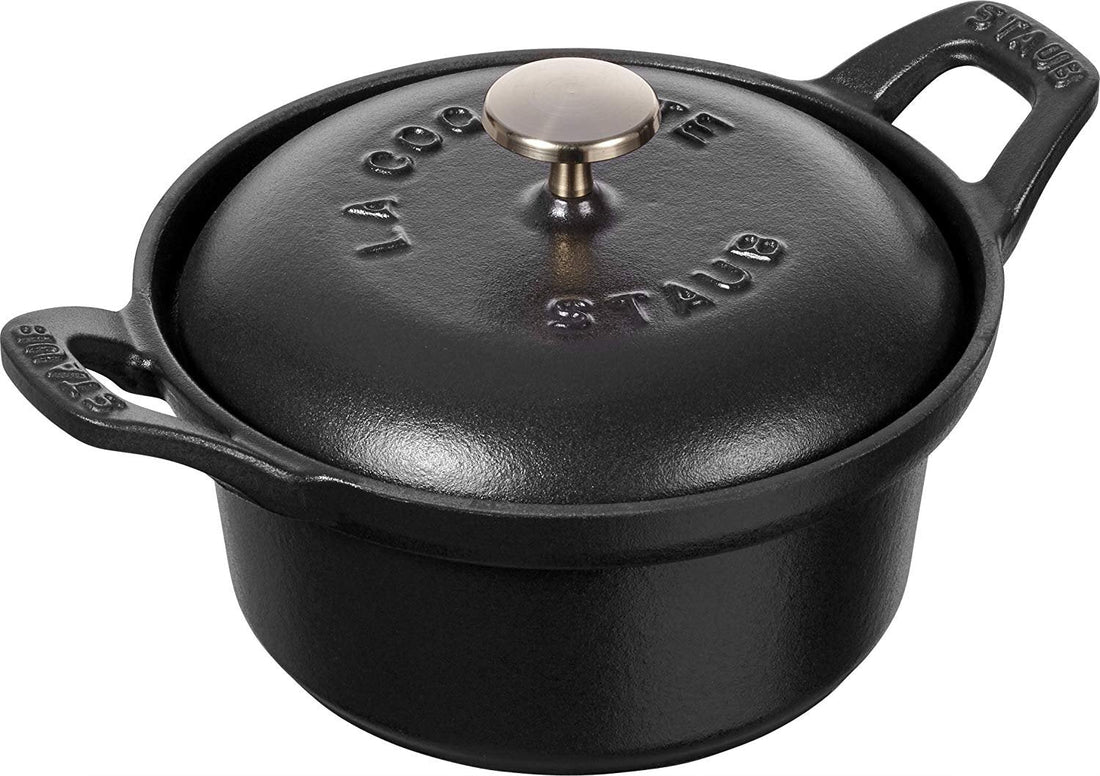 Staub - 2.75 QT Vintage Round La Coquette Black 2.6L - 40508-114