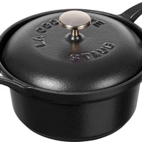 Staub - 2.75 QT Vintage Round La Coquette Black 2.6L - 40508-114