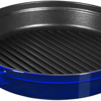 Staub - 4 PC 10" Cast Iron Stackable Cocotte Set Blue - 1010769