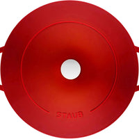 Staub - 4 PC 10" Cast Iron Stackable Cocotte Set Cherry - 1021321