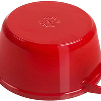 Staub - 4 PC 10" Cast Iron Stackable Cocotte Set Cherry - 1021321