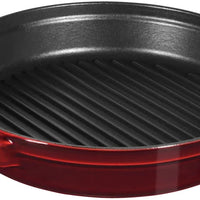 Staub - 4 PC 10" Cast Iron Stackable Cocotte Set Grenadine - 1010768