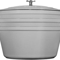 Staub - 4 PC 10" Cast Iron Stackable Cocotte Set Grey - 1010767