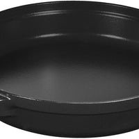 Staub - 4 PC 9.5" Cast Iron Stackable Cocotte Set Black - 1010886