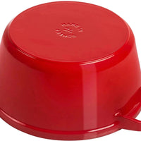 Staub - 4 PC 9.5" Cast Iron Stackable Cocotte Set Cherry - 1010887