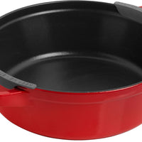Staub - 4 PC 9.5" Cast Iron Stackable Cocotte Set Cherry - 1010887