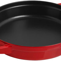 Staub - 4 PC 9.5" Cast Iron Stackable Cocotte Set Cherry - 1010887