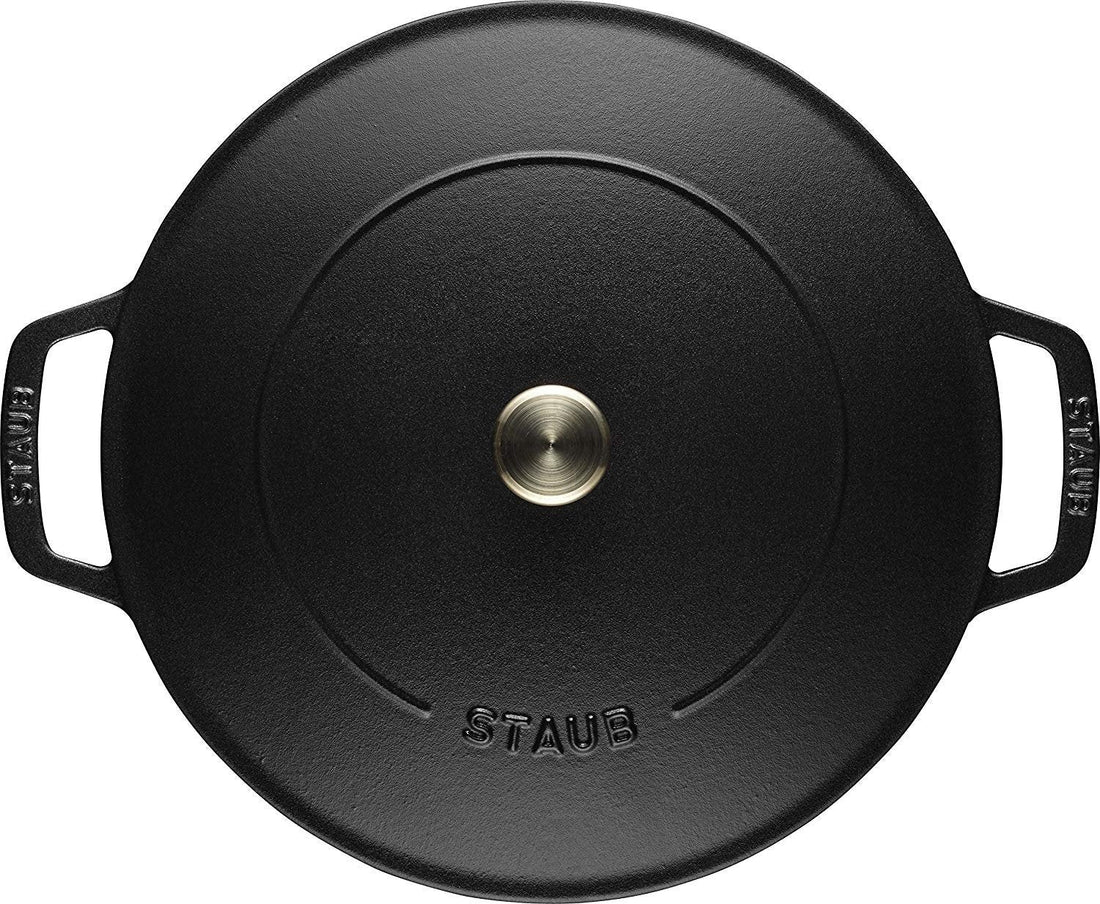 Staub - 4 QT Braiser with Chistera Lid Black 3.8L - 40511-472