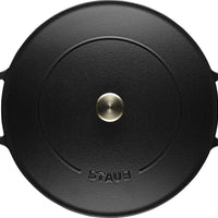 Staub - 4 QT Braiser with Chistera Lid Black 3.8L - 40511-472