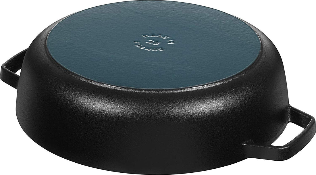 Staub - 4 QT Braiser with Chistera Lid Black 3.8L - 40511-472