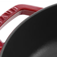 Staub - 4 QT Braiser with Chistera Lid Cherry Red 3.8L - 40511-474