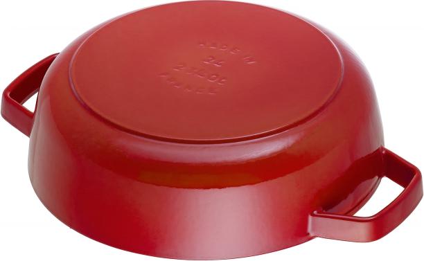 Staub - 4 QT Braiser with Chistera Lid Cherry Red 3.8L - 40511-474