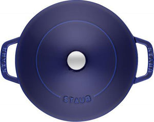 Staub - 4 QT Braiser with Chistera Lid Dark Blue 3.8L - 40511-476