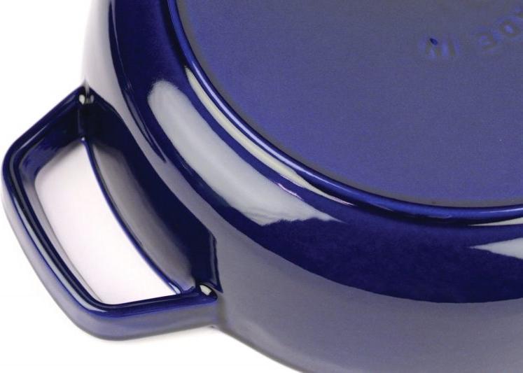 Staub - 4 QT Braiser with Chistera Lid Dark Blue 3.8L - 40511-476