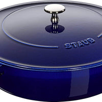 Staub - 4 QT Braiser with Chistera Lid Dark Blue 3.8L - 40511-476