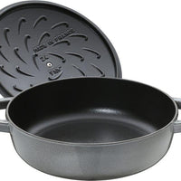 Staub - 4 QT Braiser with Chistera Lid Graphite Grey 3.8L - 40511-470