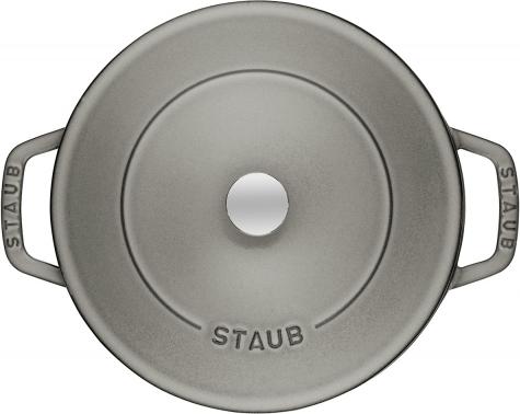 Staub - 4 QT Braiser with Chistera Lid Graphite Grey 3.8L - 40511-470