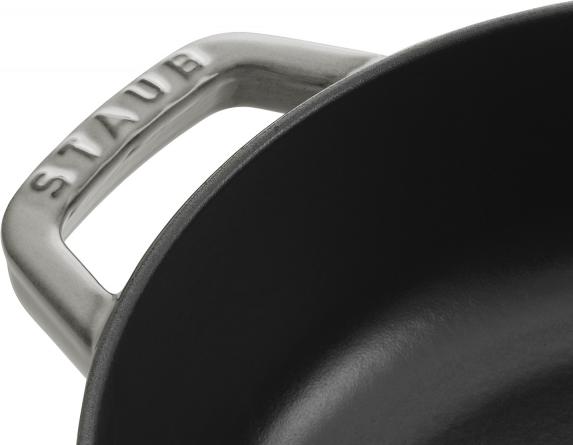 Staub - 4 QT Braiser with Chistera Lid Graphite Grey 3.8L - 40511-470