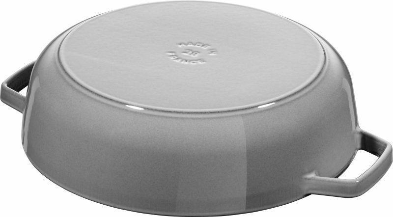 Staub - 4 QT Braiser with Chistera Lid Graphite Grey 3.8L - 40511-470