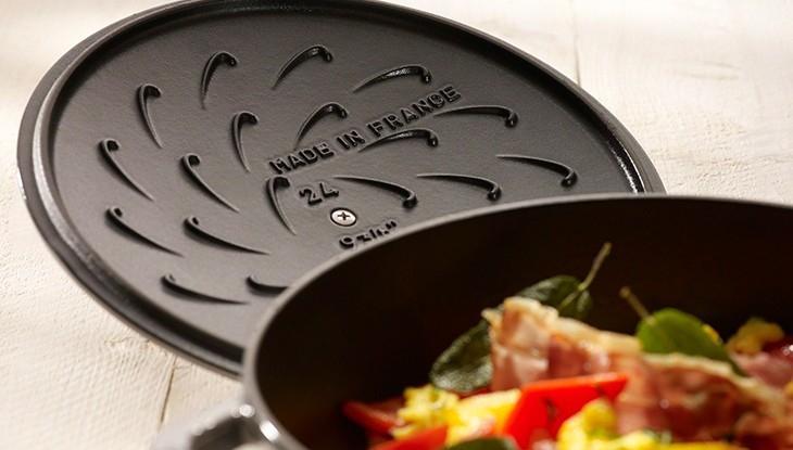 Staub - 4 QT Braiser with Chistera Lid Graphite Grey 3.8L - 40511-470