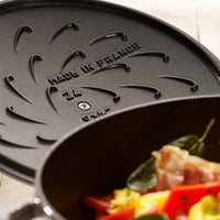 Staub - 4 QT Braiser with Chistera Lid Graphite Grey 3.8L - 40511-470