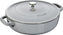 Staub - 4 QT Braiser with Chistera Lid Graphite Grey 3.8L - 40511-470